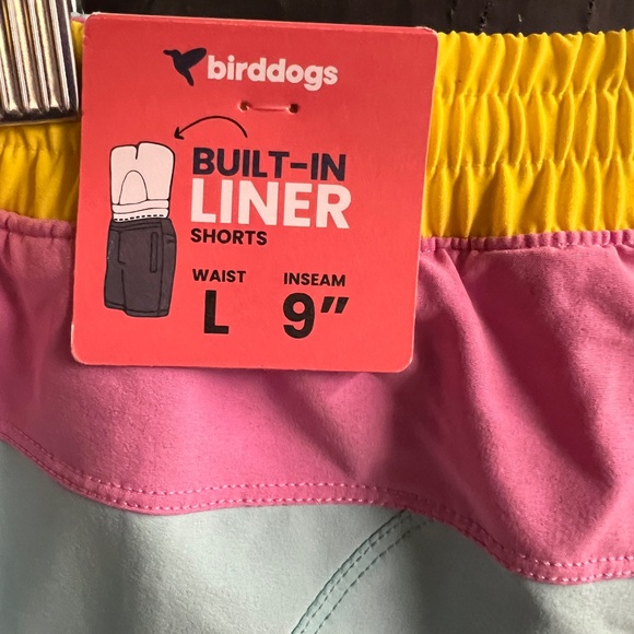 Birddogs pastel colorblock shorts - Picture 5 of 8